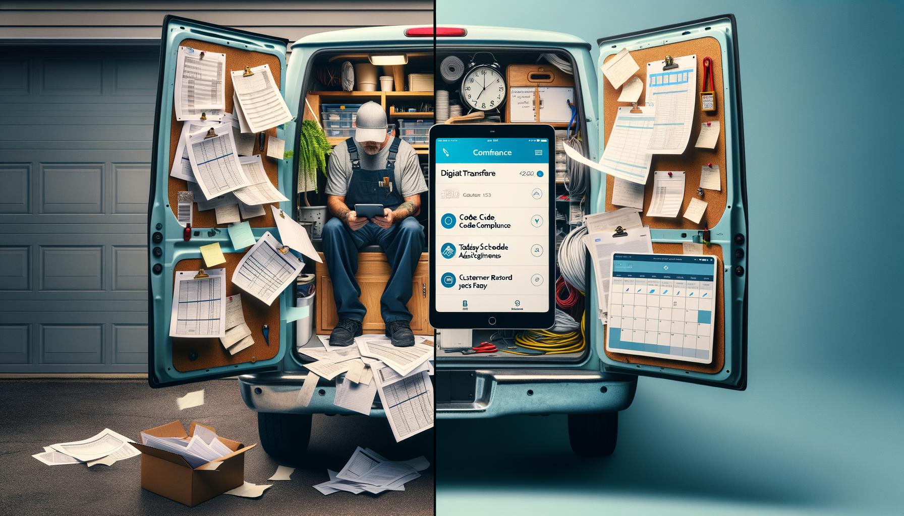 Before and after: Licensed Electrical Contractor transformation