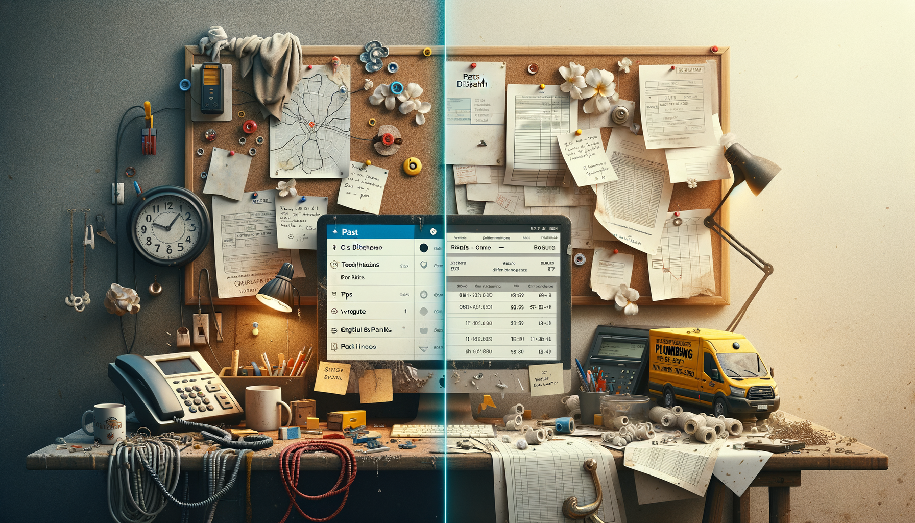 Before and after: Local Plumbing Company transformation