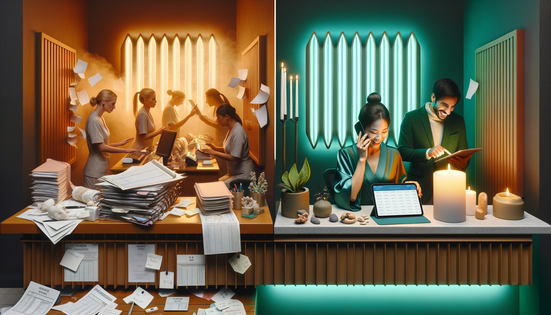 Before and after: Wellness Spa transformation