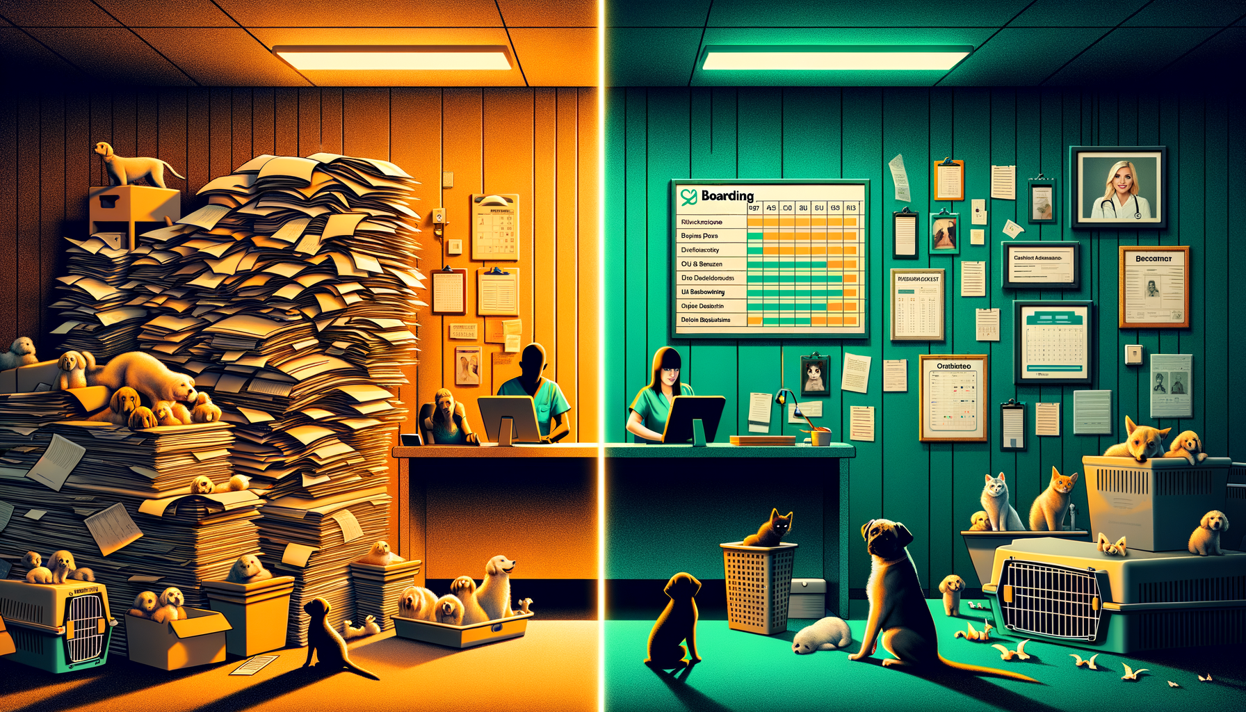 Before and after: Small Animal Veterinary Clinic transformation