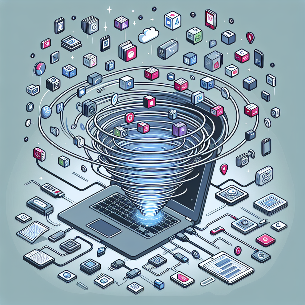 Stage 1: Tool explosion — disconnected AI point solutions across departments creating data silos and coordination overhead